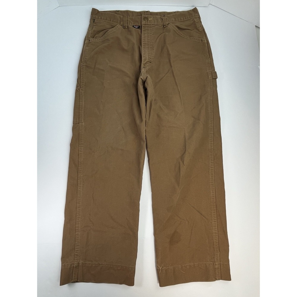 Bulwark Flame Resistant 32x27 Dungarees Hammer Loop Carpenter Pants FR Midweight